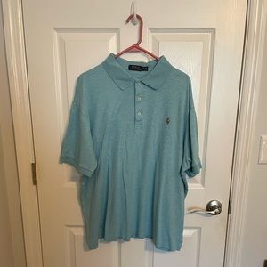 Like New Light Blue Mens Polo by Ralph Lauren 2XL